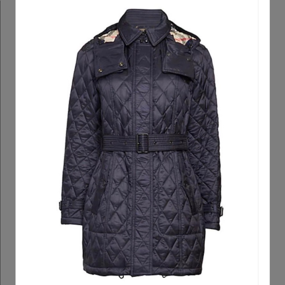 Burberry Brit quilted coat Navy size S